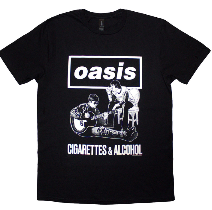Official Oasis - Cigarettes & Alcohol Tee