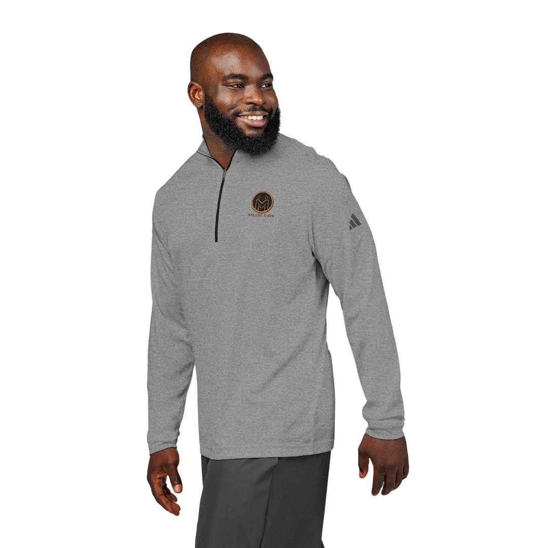 For Kin: adidas® Quarter-Zip Pullover