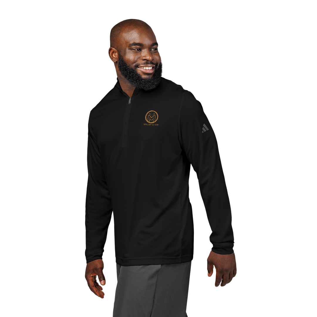 For Kin: adidas® Quarter-Zip Pullover