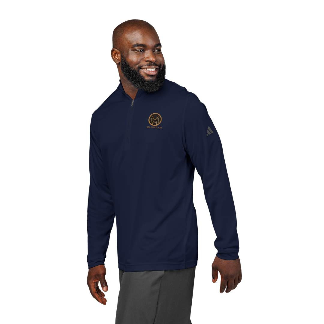 For Kin: adidas® Quarter-Zip Pullover