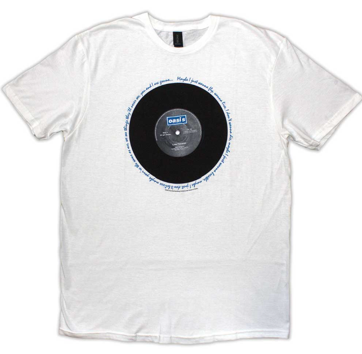 Official Oasis - Live Forever Record Single
