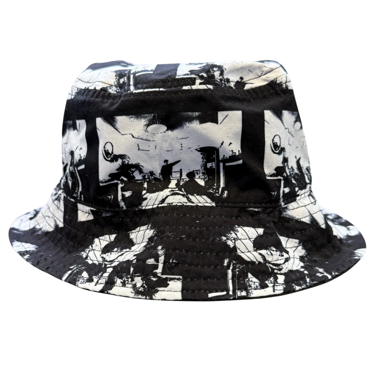Official Oasis - Bucket Hat: Reversible Decca Logo / Definitely Maybe