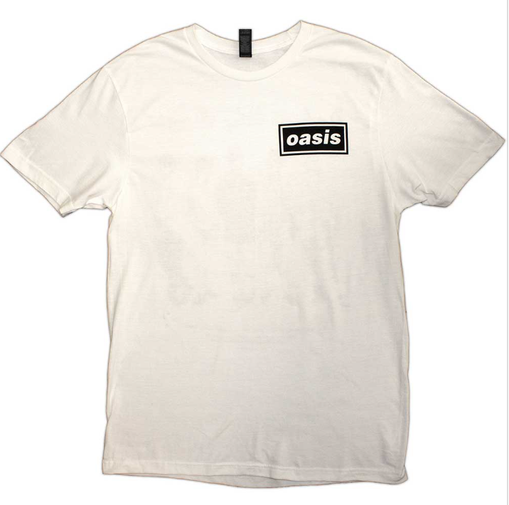 Official Oasis - Definitely Maybe Promo Tee - White